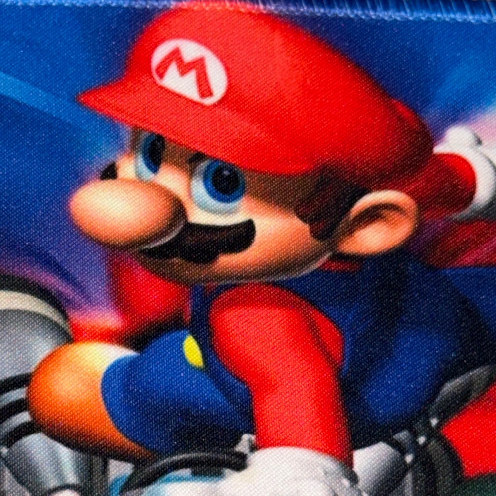 Mario Kart PC Computer Mouse Pad Used Pre Owned Graphic Print Racing Collectible - Picture 4 of 5